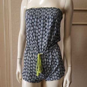 BONGO Summertime Tube Top ROMPER Aztec Print